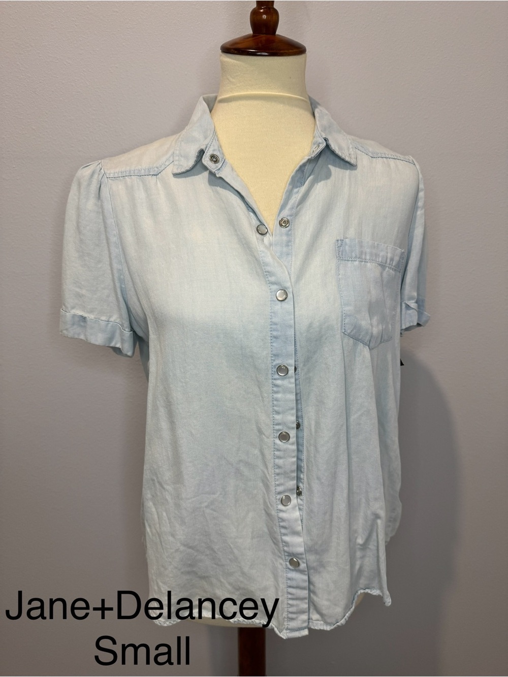 Jane and Delancey Light Blue Button-Down Shirt